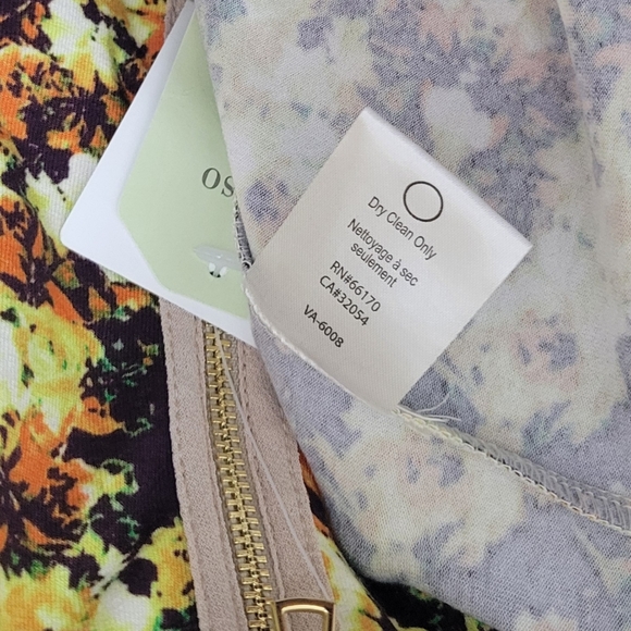 Anthropologies La Vi by Sam & Lavi Yellow Floral Midi form fitting Dress. - Picture 4 of 4